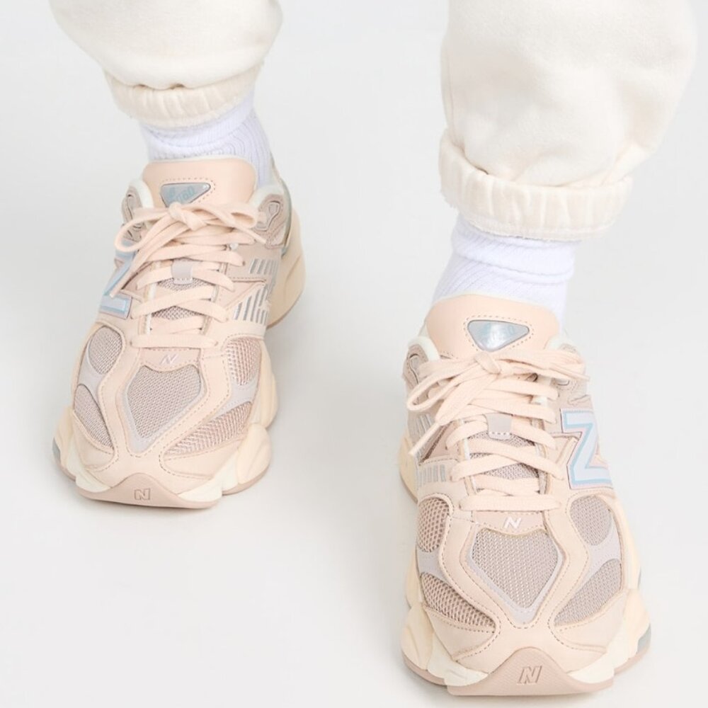 New Balance 9060 sneakers in beige/pink, size 9.5 (women's) ~ BNIB!